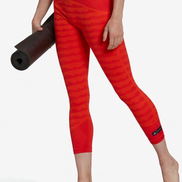 adidas Women's Marimekko AEROKNIT 7/8 Tight Active Leggings Plus - Picture 1 of 7